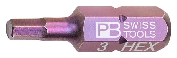 PB Swiss Tools PB C6 210 Grösse 3mm Innensechskant Precision Bit 1/4"