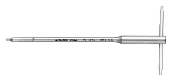 PB Swiss Tools PB 1204 Grösse 2 Gleitquergriff Innensechskant-Schraubenzieher