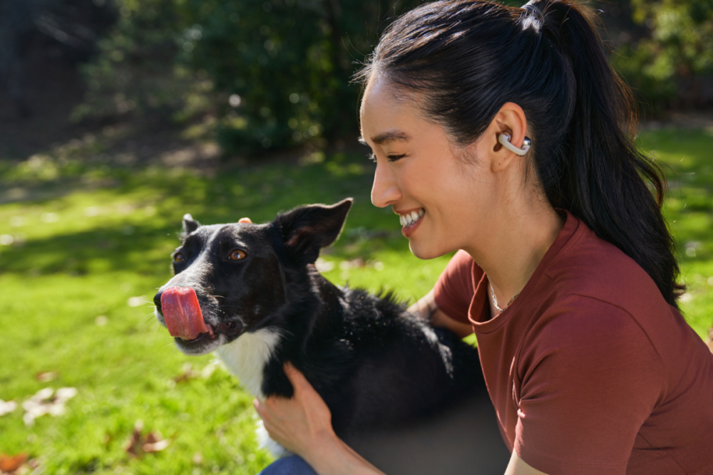 Shokz OpenDots One, Grau