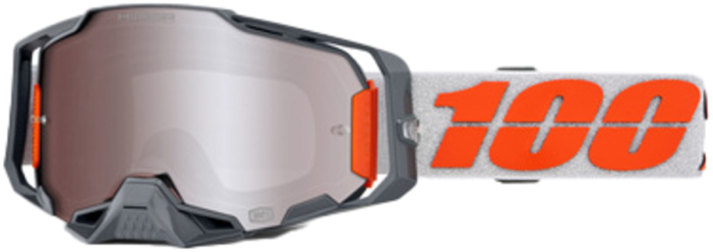 100percent Armega HIPER Goggle Silver - Mirror Silver Lens