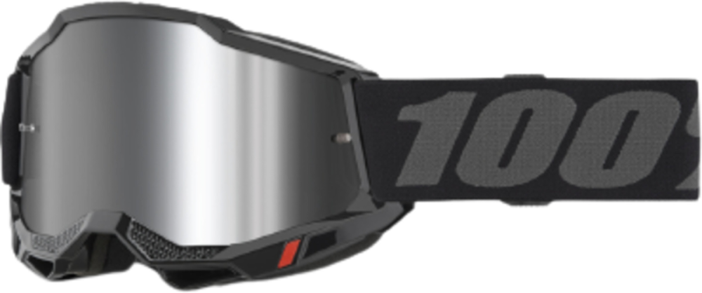 100percent Goggle Accuri 2 Black - Mirror Silver Lens