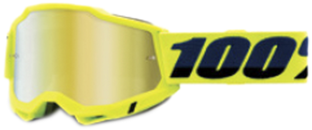 100percent Goggle Accuri 2 Junior Neon Yellow - Mirror Silver Lens
