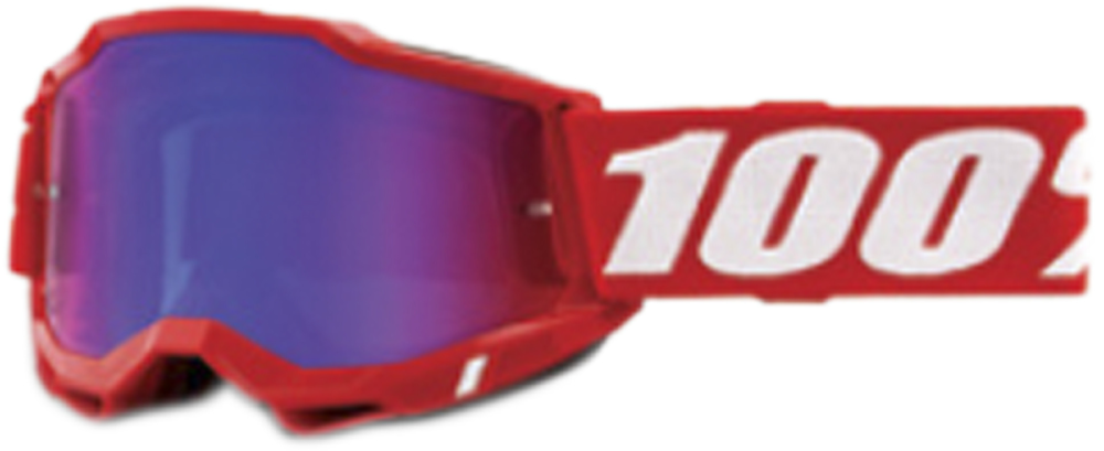 100percent ACCURI 2 JUNIOR Goggle Red - Mirror Red Lens