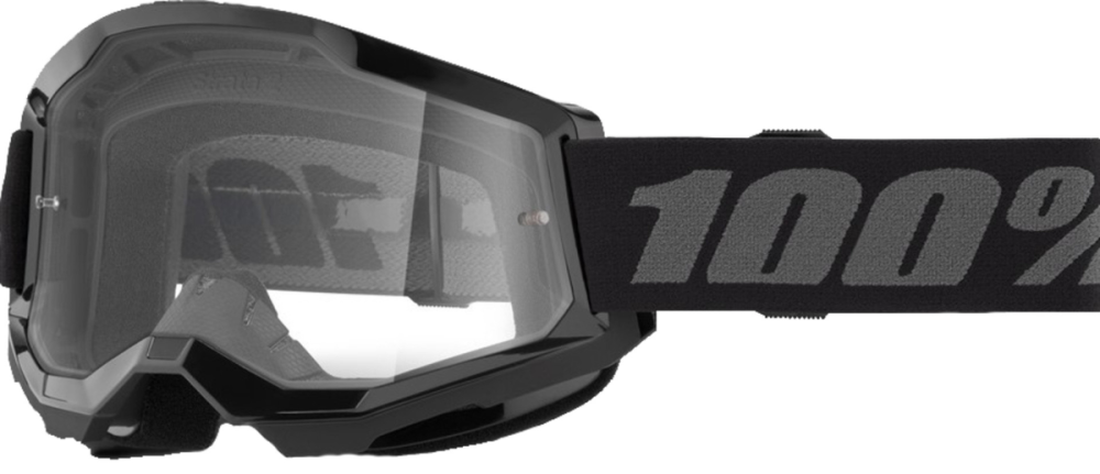 100percent Goggle Strata 2 Black - Clear Lens