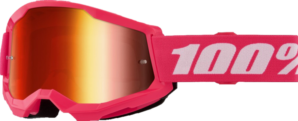100percent Goggle Strata 2 Pink - Mirror Red Lens