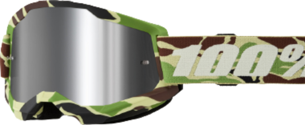 100percent Goggle Strata 2 War Camo - Mirror Silver Lens