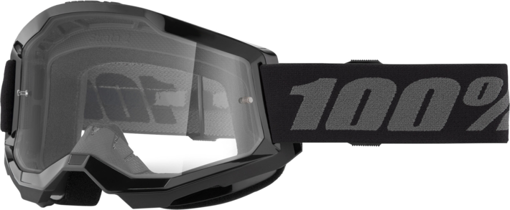 100percent Goggle Strata 2 Junior Black - Clear Lens