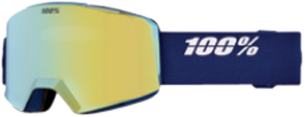 100percent NORG HiPER Goggle Deep Teal - Mirror Yellow Gold Lens