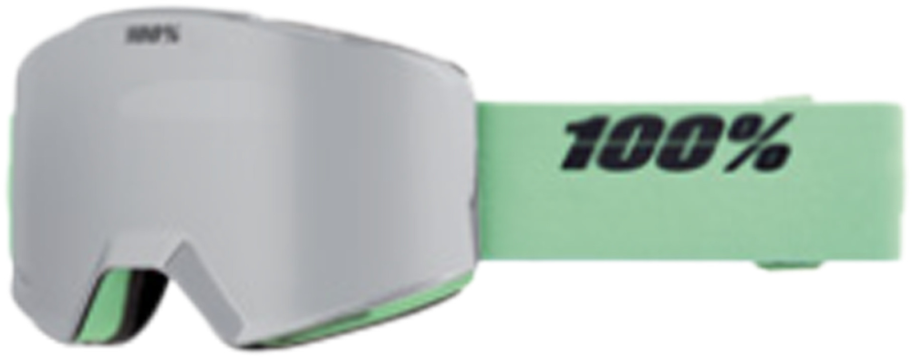 100percent NORG HiPER Goggle Pistachio - Mirror Silver Lens