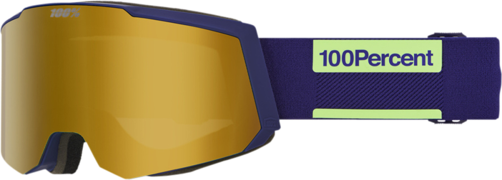 100percent Snowcraft S Hiper Goggle Eggplant - Green Mirror Lens