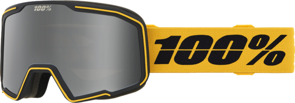 100percent Valnor Goggle Black Camel - Silver Mirror Lens