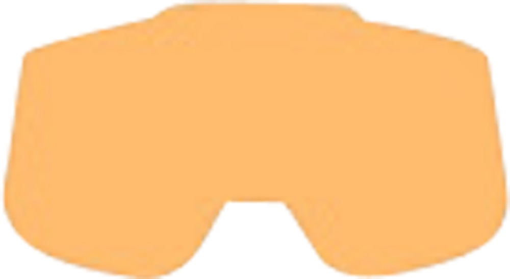 100percent VALNOR Replacement - Dual Pane Amber Lens