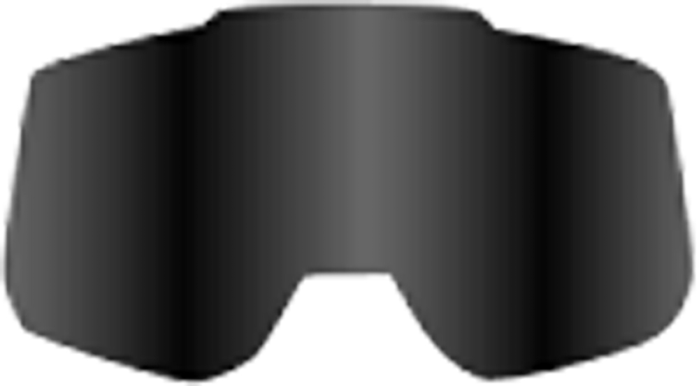 100percent VALNOR Replacement - Dual Pane Dark Smoke Lens