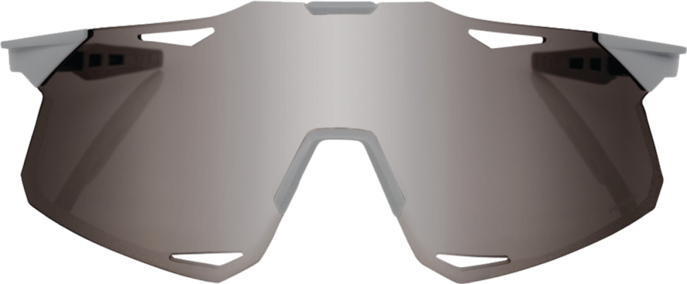 100percent Hypercraft - Matte Stone Grey - HiPER Silver Mirror Len
