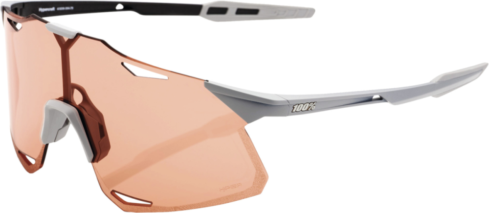 100percent Hypercraft - Matte Stone Grey - HiPER Coral Lens