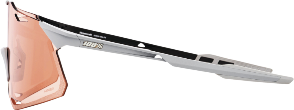 100percent Hypercraft - Matte Stone Grey - HiPER Coral Lens