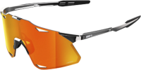 100percent Brille Hypercraft - Black Chrome - HiPER Red Mirror Lens