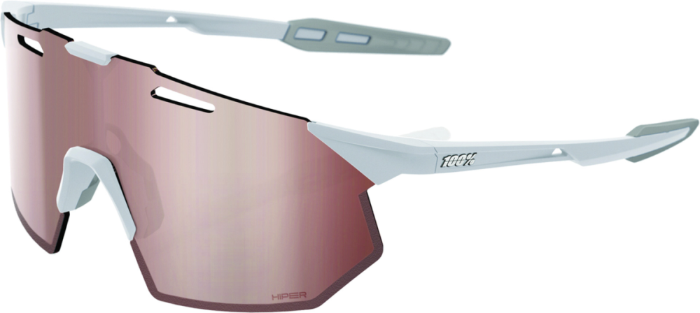 100percent Brille Hypercraft SQ - Matte Stone Grey - HiPER Crimson Silver Mirror Lens