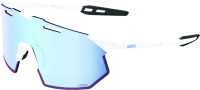 100percent Brille Hypercraft SQ - Soft Tact White - HiPER Blue Multilayer Lens