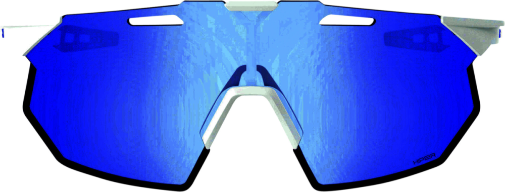 100percent Brille Hypercraft SQ - Soft Tact White - HiPER Blue Multilayer Lens