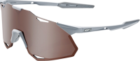 100percent Brille Hypercraft XS Matte Stone Grey-HiPER Crimson Silver Mirror Lens