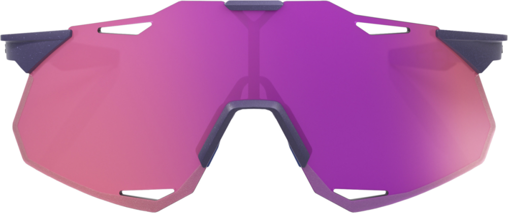 100percent Brille Hypercraft XS - Satin Storm Metallic - Purple Mirror Lens