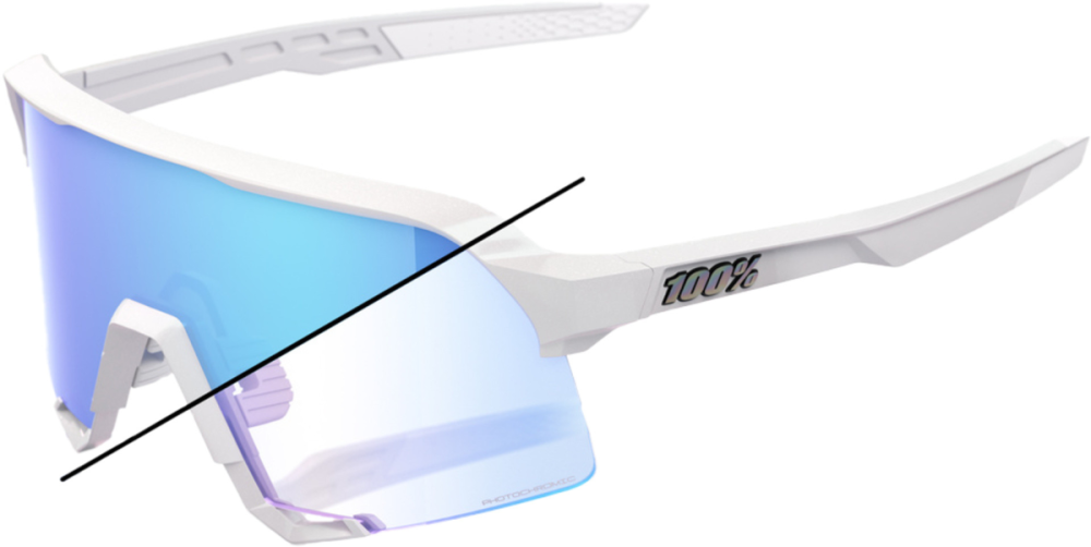 100percent Brille S3 - Bastille - Blue Mirror Photochromic Lens