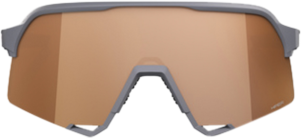 100percent Brille S3 - Soft Tact Grey - HiPER Copper Mirror Lens