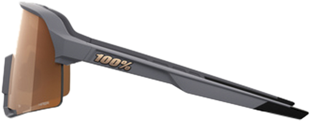 100percent Brille S3 - Soft Tact Grey - HiPER Copper Mirror Lens