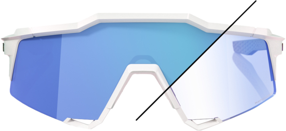 100percent Brille Speedcraft Bastille - Blue Mirror Photochromic Lens