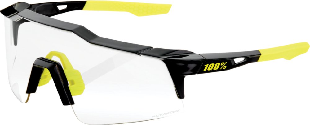 100percent Brille Speedcraft SL Gloss Black-Photochromic Lens
