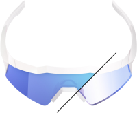 100percent Brille Speedcraft SL - Bastille - Blue Mirror Photochromic Lens
