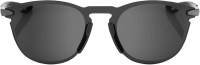 100percent Brille Legere Round Polished Black - Smoke Lens