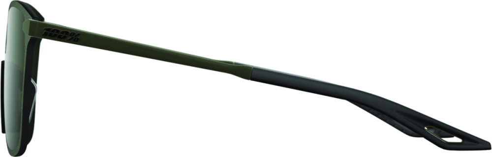 100percent Brille Legere Square Soft Tact Army Green -Grey Green Lens