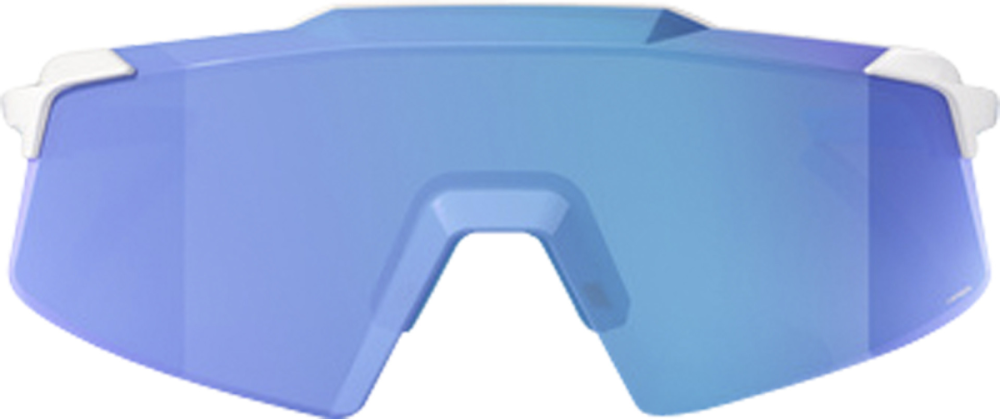 100percent Brille Aerocraft - Matte White - HiPER Blue Mirror Lens