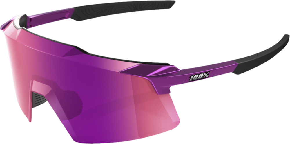100percent Brille Aerocraft - Gloss Purple Chrome - Purple Multilayer Mirror Lens