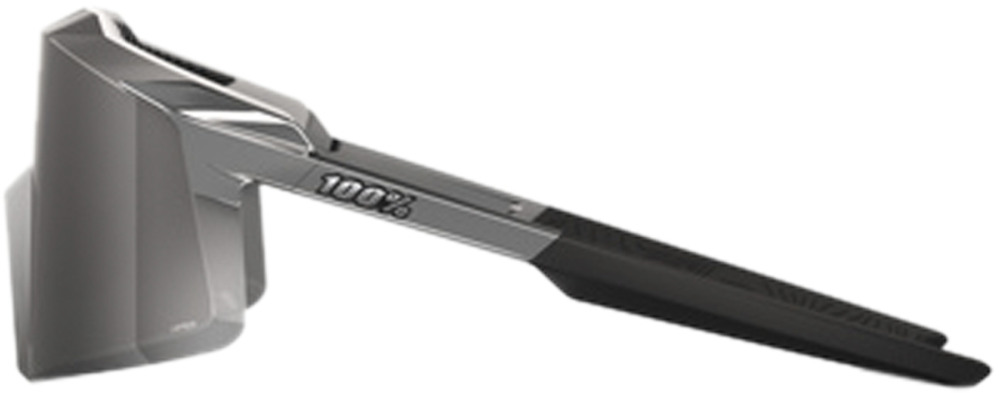 100percent Brille Aerocraft - Gloss Black Chrome - HiPER Silver Mirror Lens