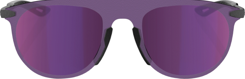 100percent Brille Legere Coil Matte Gunmetal - Purple Multilayer Mirror Lens