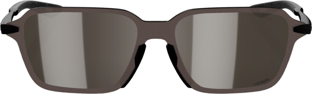 100percent Legere Trap Brille Matte Black - Hiper Silver Mirror Le