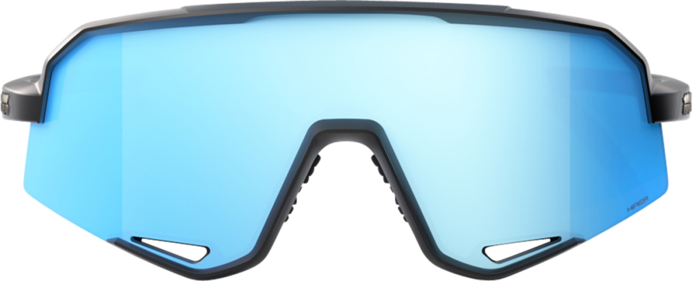 100percent Brille Slendale - Matte Black - HiPER Blue Multilayer Mirror Lens