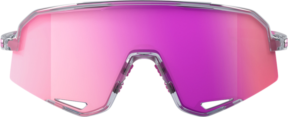 100percent Brille Slendale - Polished Translucent Grey - Purple Multilayer Mirror Lens