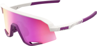 100percent Brille Slendale - Matte Chalk - Purple Multilayer Mirror Lens