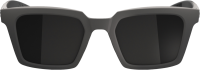 100percent Brille Erba - Matte Dark Smoke - Smoke Lens