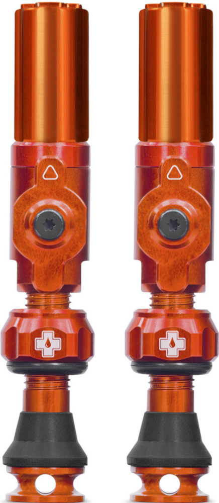 Muc-Off Tubeless Valves Big Bore Hybrid 60mm, Orange