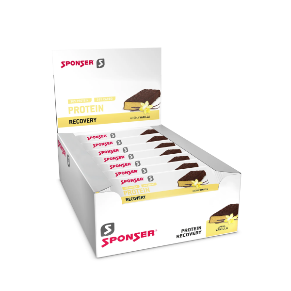 Sponser Protein Recovery, VANILLA Display (25 x 50 g)