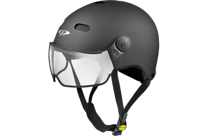 CP Bike CARACHILLO Urban Helmet visor clear black, L