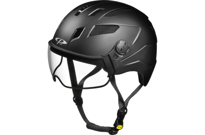 CP Bike CHIMAYO+ Urban Helmet visor clear black, L