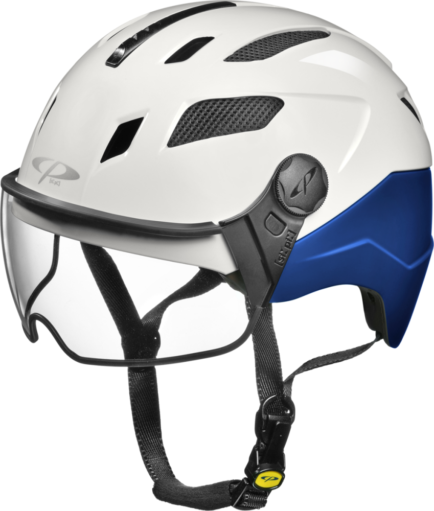 CP Bike CHIMAYO+ Urban Helmet visor clear magic/maritime blue, M