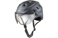 CP Bike CHIMO Helmet visor clear black matt, L/XL