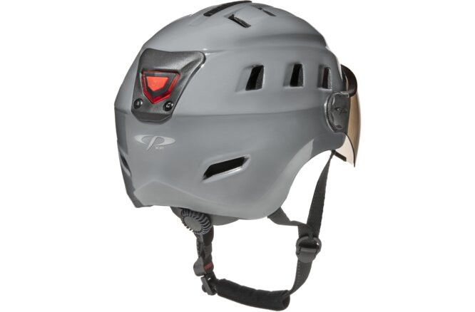 CP Bike CHIMO Helmet visor clear grey shiny, S/M